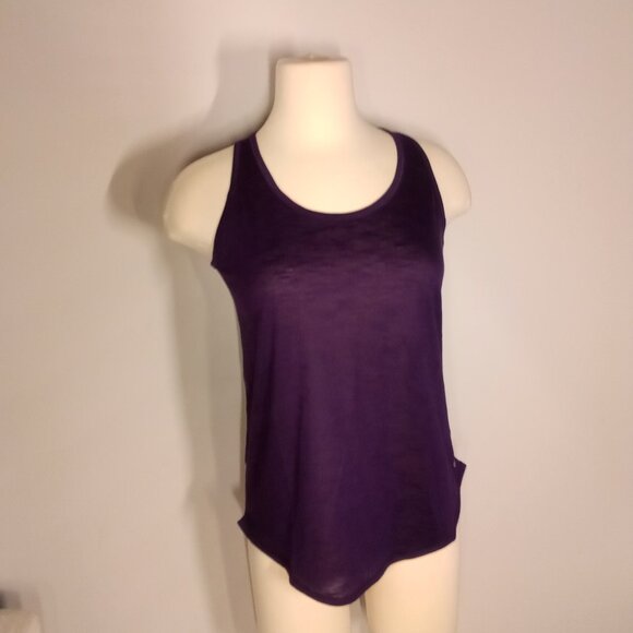 Purple Origami YOGA tank - Picture 1 of 4